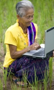 Older Woman and Laptop
