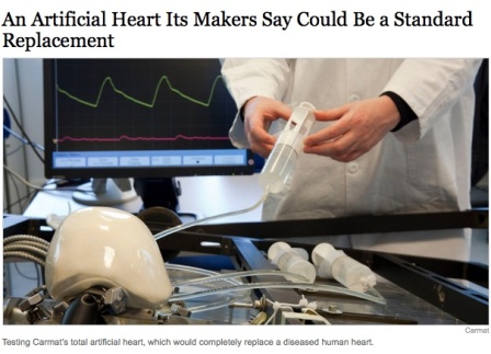 NYT Artificial Heart Story