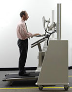 Dr. Jim Levine at his treadmill desk
